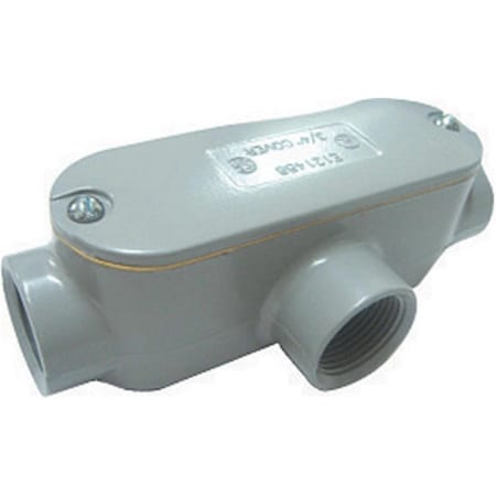 Keen 02-55643T 1 in. Threaded Conduit Body Rigid Type T KE3308100